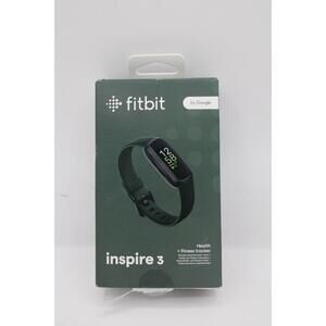 New Open Box Fitbit Inspire 3 Health & Fitness Tracker in Black
